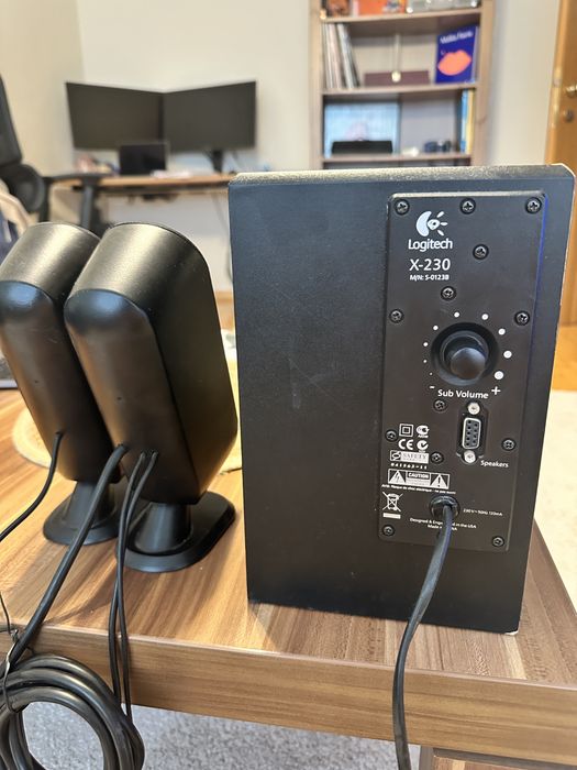 Logitech тонколонки с бас | Logitech X—230