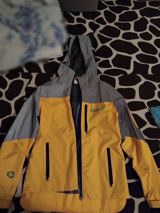 Дождевик Glovo желтый