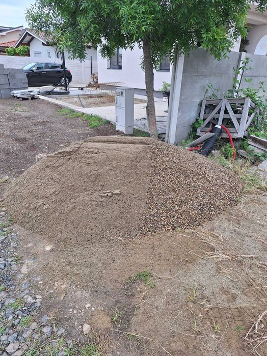 Nisip sort margaritar balast piatra concasata pământ galben nisipos