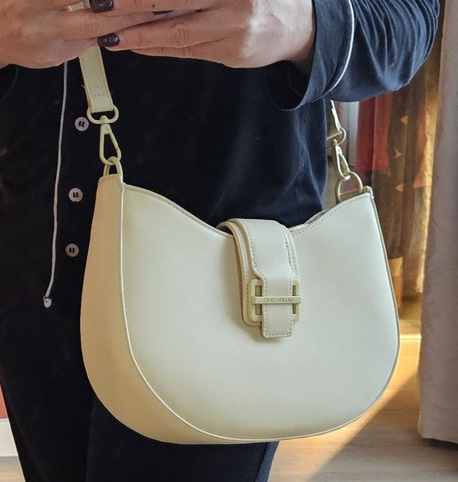 Чанта Valentino лимонен цвят