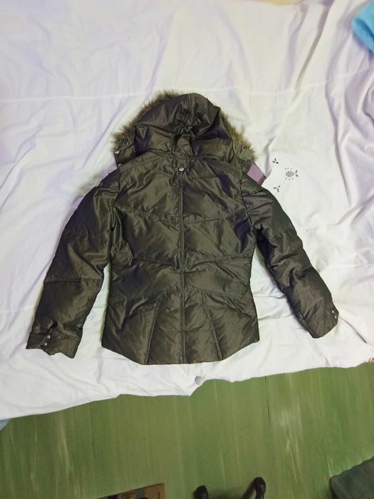 Jacheta/Geaca Maron sidef Next UK, umplutura puf+pene, calduroasa