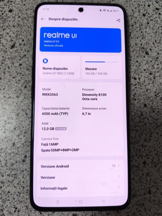 RealMe Gt Neo3 150 W