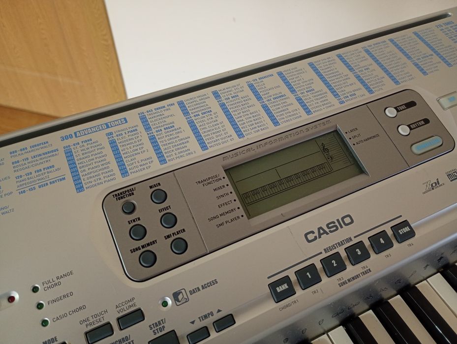 Casio CTK-691 Tone Bank pian orga
