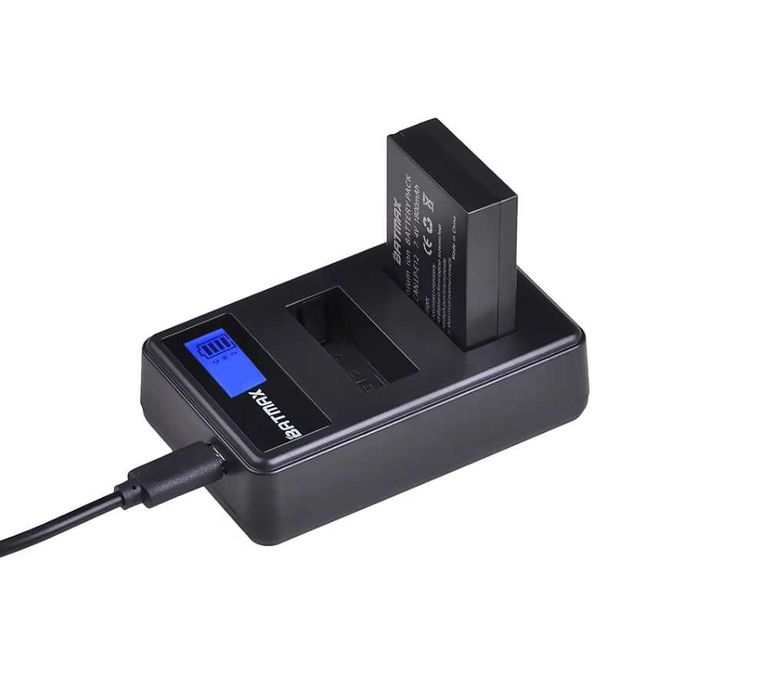 LP-E12 двойно зарядно за Canon m50 , m100 , m200 , M50II , и др.