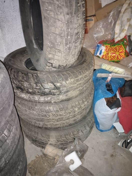 Зимние шины в отличном состояний