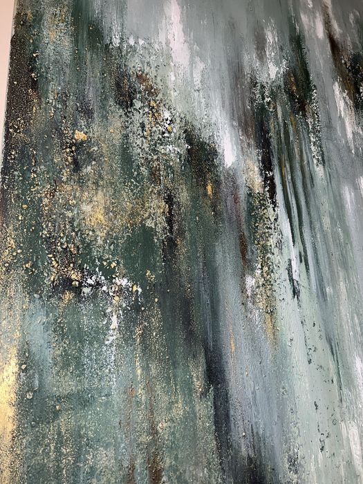 Tablou abstract, contemporan, în relief- pictura realizata manual