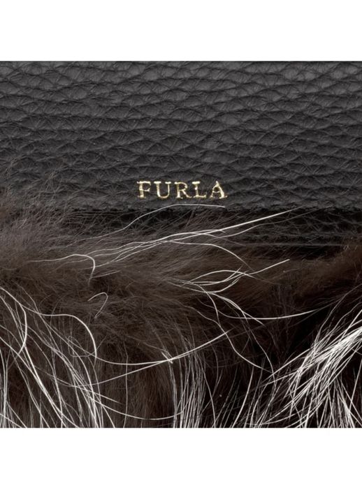 Дамска чанта Furla Like Bag естествен косъм