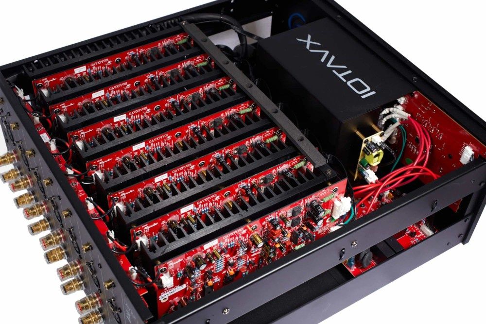 Poweramp Nakamichi 7 canale, 7x110W/8ohm reali