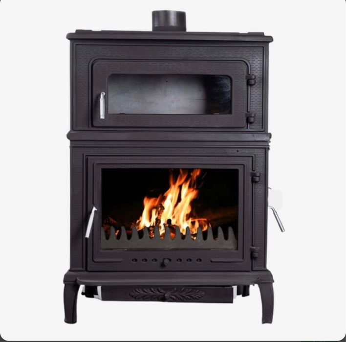 Чугунена камина с фурна