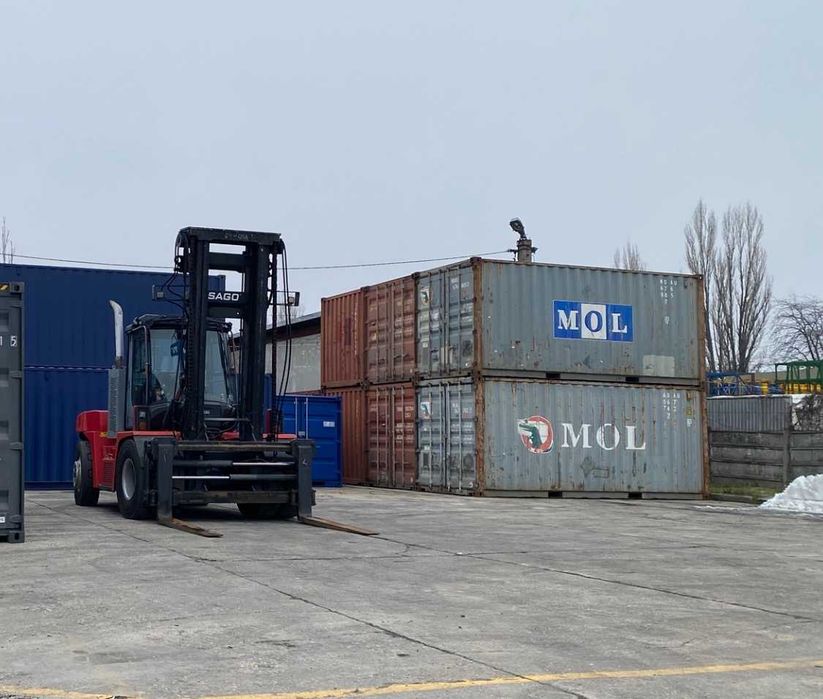 Container depozitare metalic 20 picioare transport in toata Romania