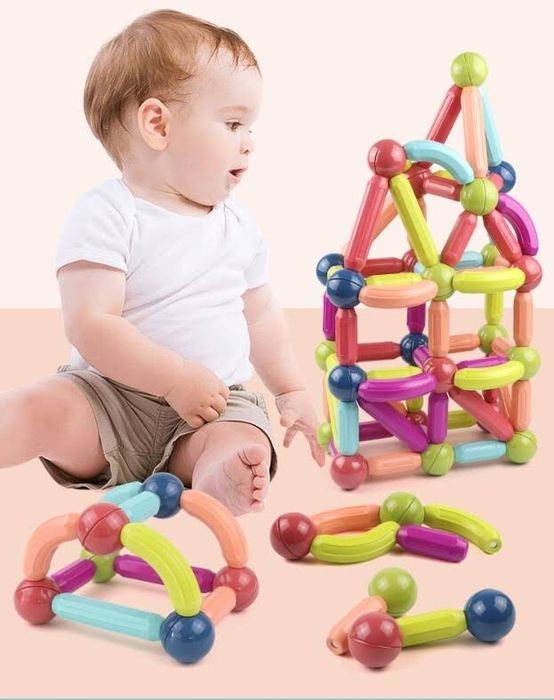 Магнитный конструктор 36 элементов