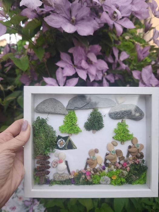 Tablouri handmade personalizat din pietre