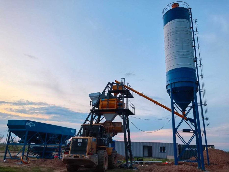 Бетонный завод HZS50 (50м3/ч)