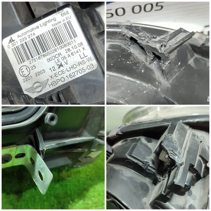 FAR STANGA BI-XENON CU LUPA MINI COOPER / ONE / S (R55, R56, R57) COD OEM 162705-03 / 0301225274 2006-2010 (4F2)