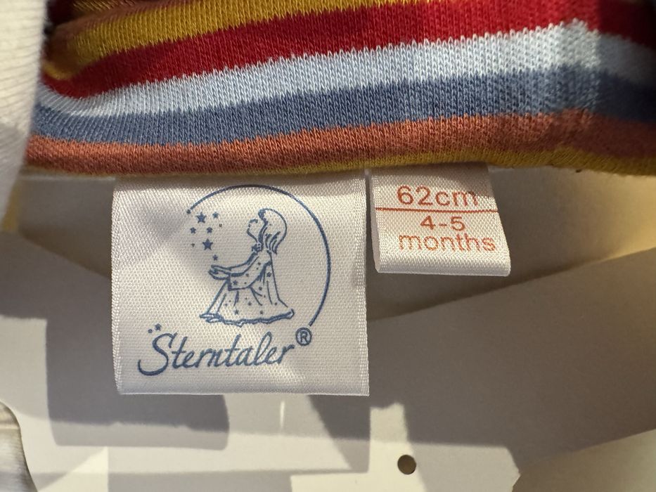 Суичър Бял  Sterntaler 62 см 4-5 месеца