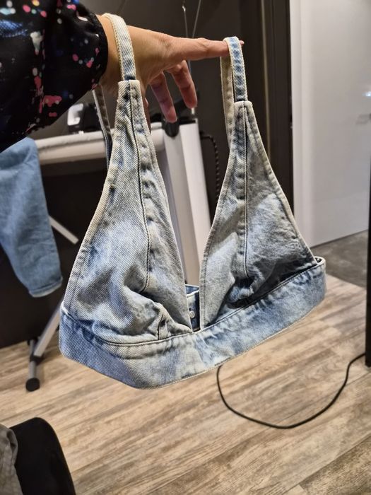 дънкови бюстие ,