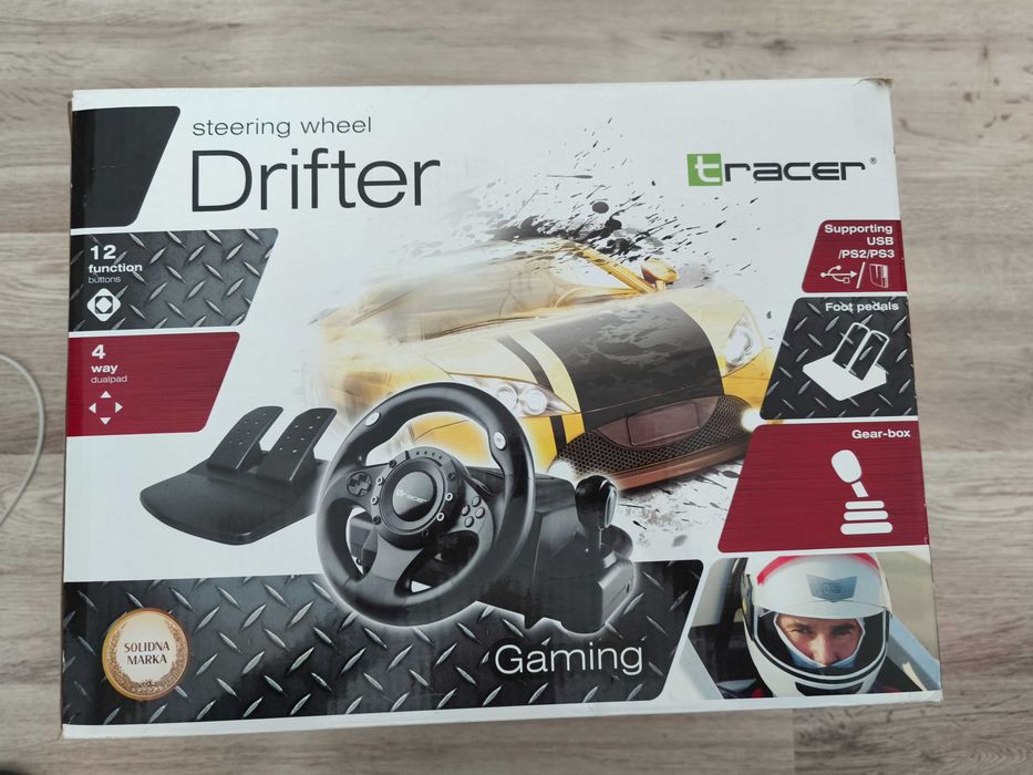 Volan cu schimbator + pedale Tracer Drifter + stand GTX 1150 Racing