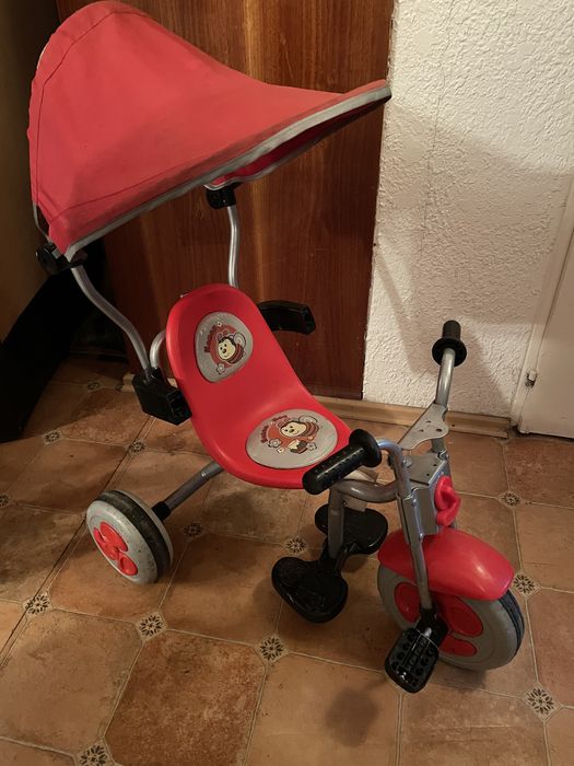 Детска червена триколка