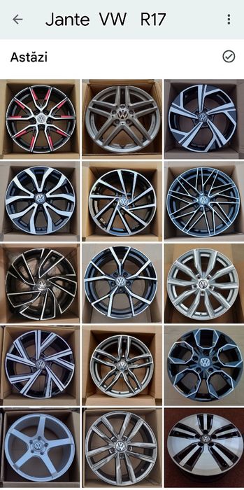 Jante R17 VW Passat Golf Jetta Tiguan Arteon pe 17 "