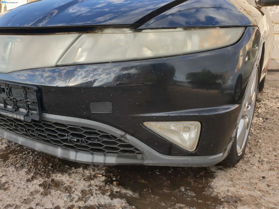 Bara Spoiler Fata cu Grila cu Imperfectiuni Honda Civic 8 Hatchback 2006 - 2011 Culoare B92P [K0082]