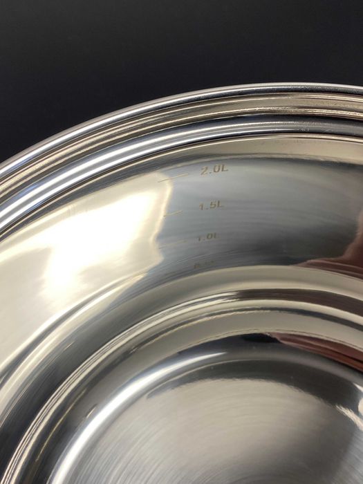 Cratita inox 2.6 litri cu capac de sticla pentru gatit rapid