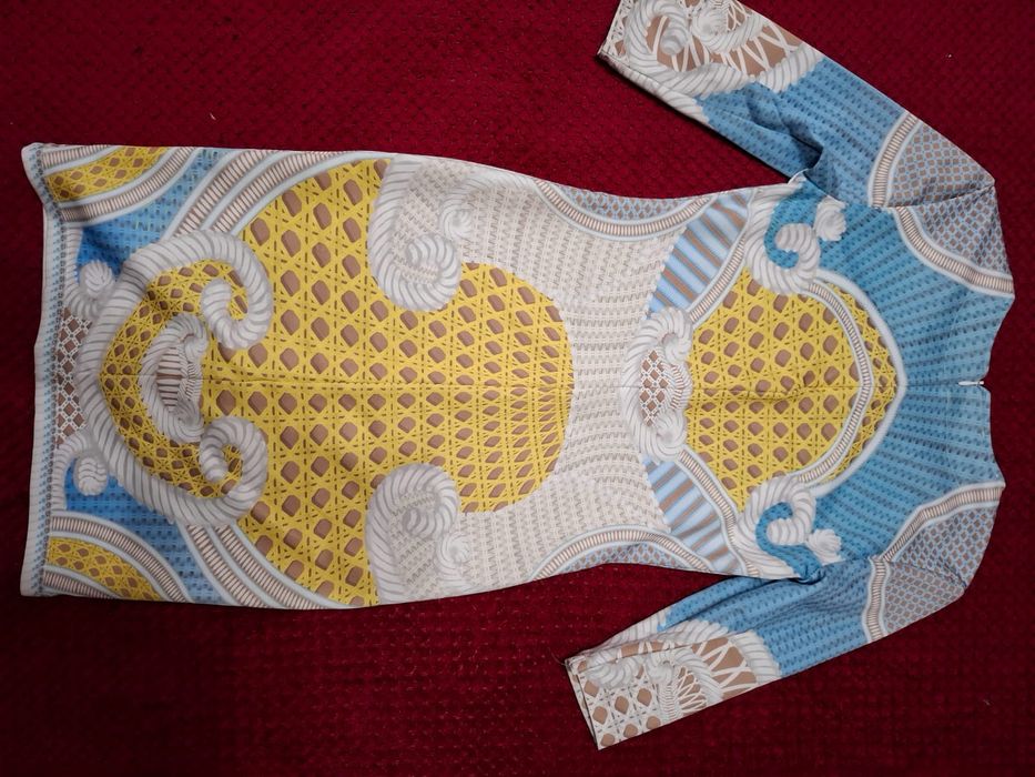 Rochie LALETO DE TOAMNĂ cu model aztec