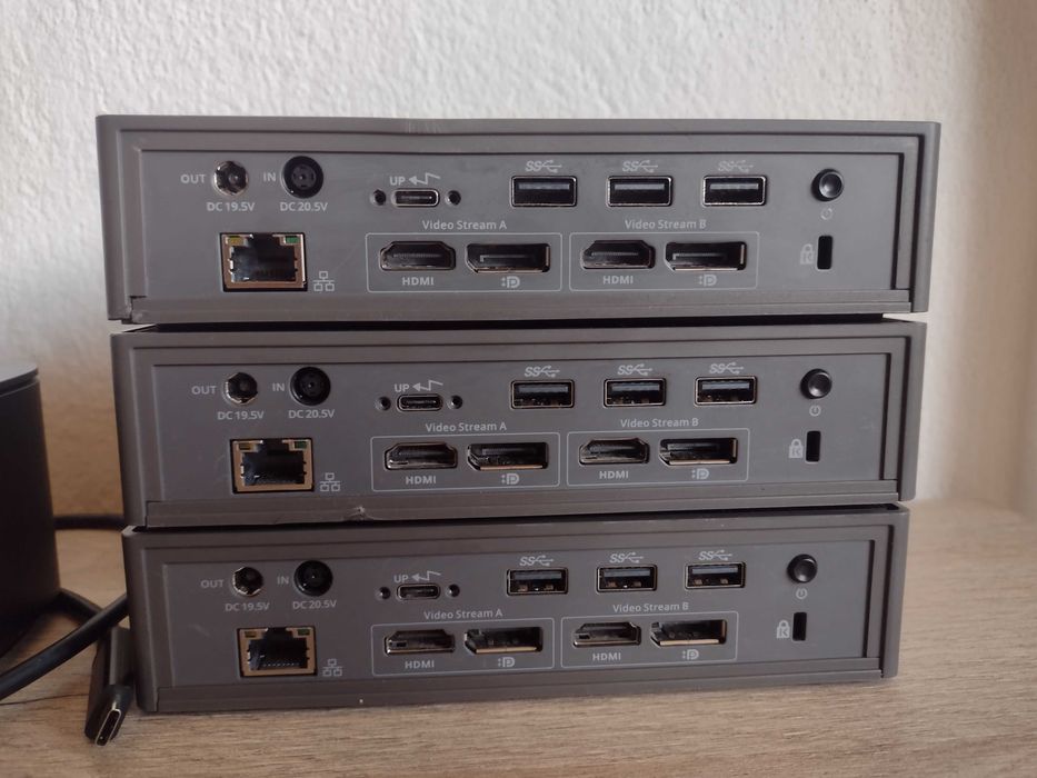 ЛОТ 3 x Targus Docking Station 100w и 2 х HP Docking station