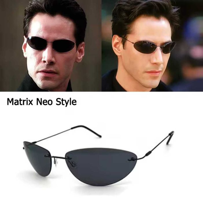 Ochelari de soare The Matrix Neo Reeves cool polarizati UV Halloween