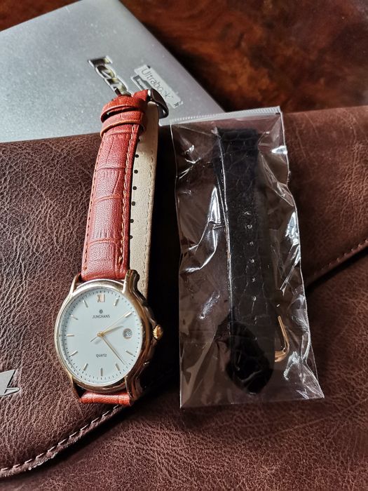 Junghans quartz Ръчен часовник с позлата