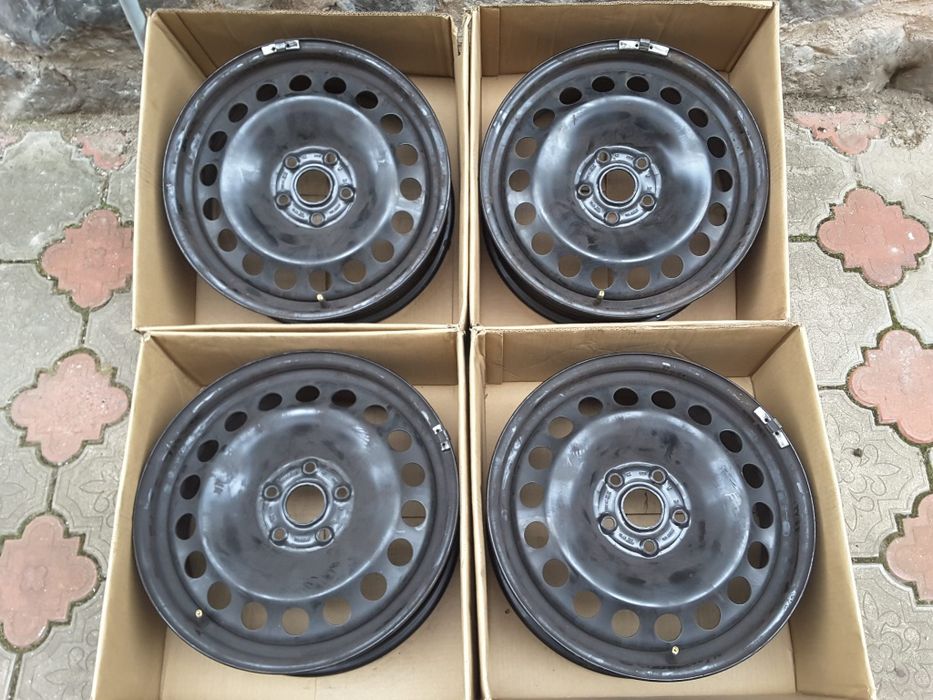 jante tabla 17; 5x112; originale Vw Tiguan + capace originale