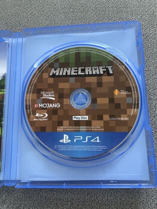 продаю диск minecraft на ps4/5 срочно
