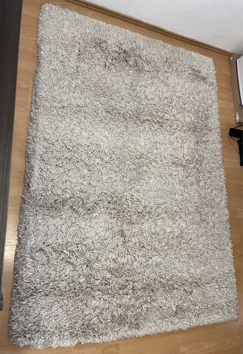 Covor IKEA model Gaser, bej, 135x200 cm