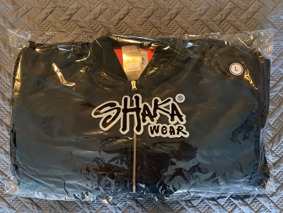 Яке бомбър Shakawear Los Angeles размер Large -черно ново