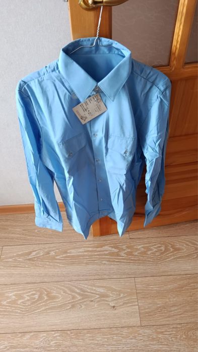 Продам военные рубашки с коротким (5шт)и длинным рукавом(5шт)