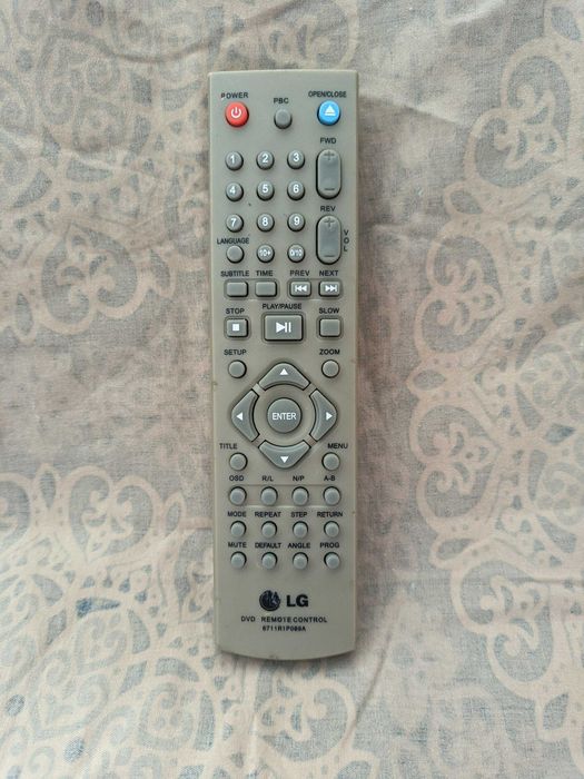 Пульт от DVD Player LG. ДВД плеер.