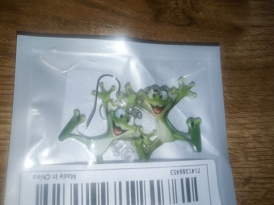 Забавни обеци жабки