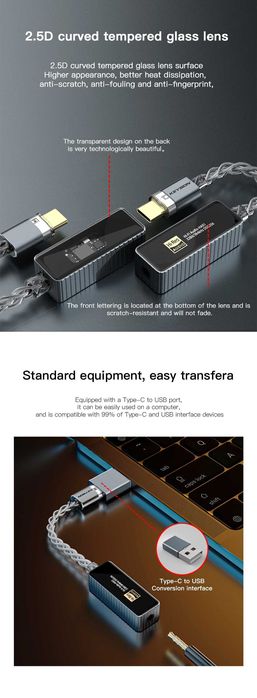 цап KEYSION 384kHz USB DAC Audio HiFi Decoder Headphone Amplifier