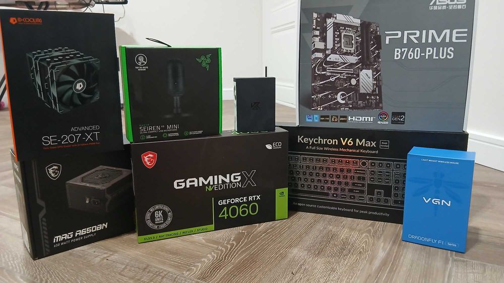 Компьютер фулл комплект DDR5, идеальное состояние, документы есть