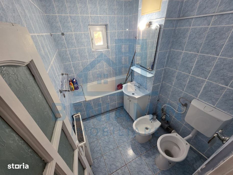 Trei camere doua bai 1Mai etaj 1 -centrala termica -75mp