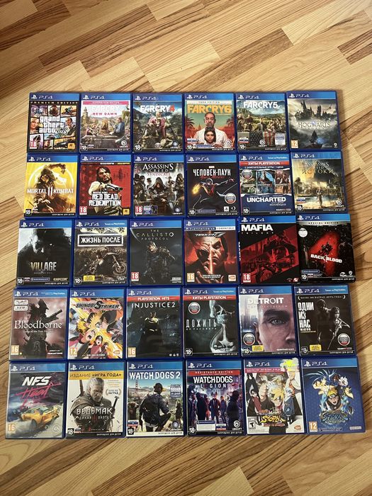 Игры на sony playstation 4 , 5