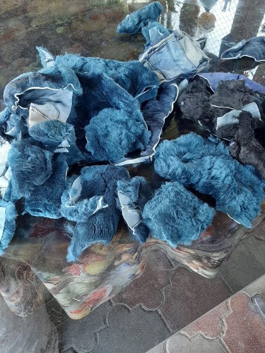 Обрезки овчина два мешка. Цена за всё
