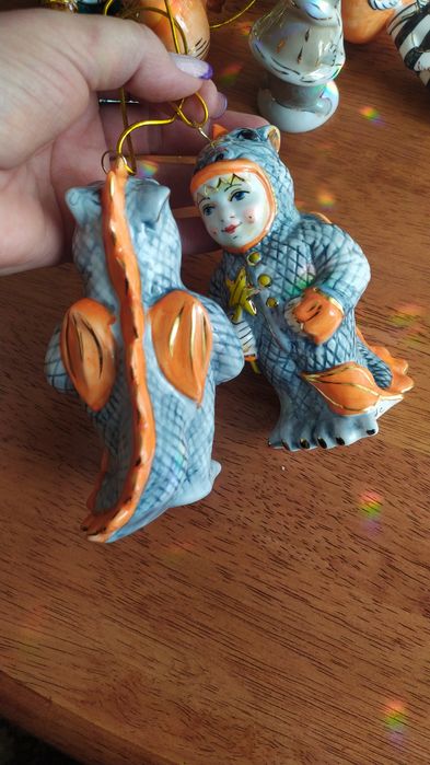 Ёлочные игрушки- статуэтки