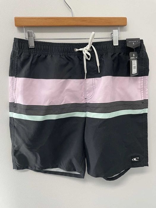 Шорты для плавания O'Neill Santa Cruz Stripe Volley Swim Board Shorts!