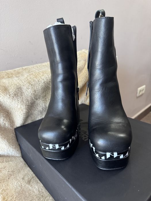 GHETE femei  KARL LAGERFELD  piele masura 36