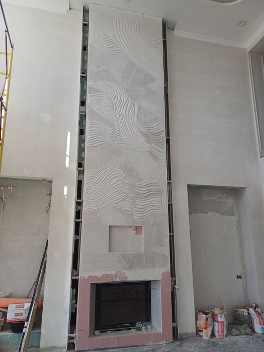 Барельеф роспись скульптура