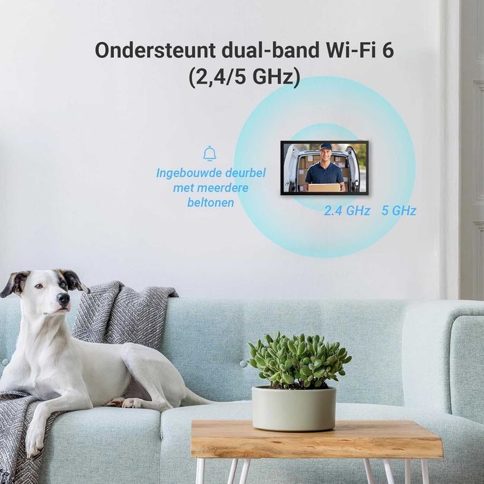 Ezviz CP5 Smart Умен звънец, шпионка, интерком, IP, AI камера за врата
