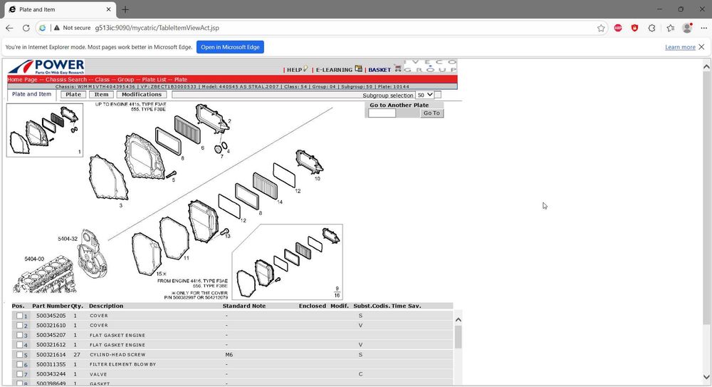 Iveco Power 01/2025 – Catalog piese Iveco Truck & Bus - *PRET PROMO*