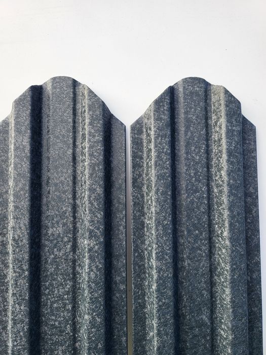 Vand sipca metalica de gard gri mat