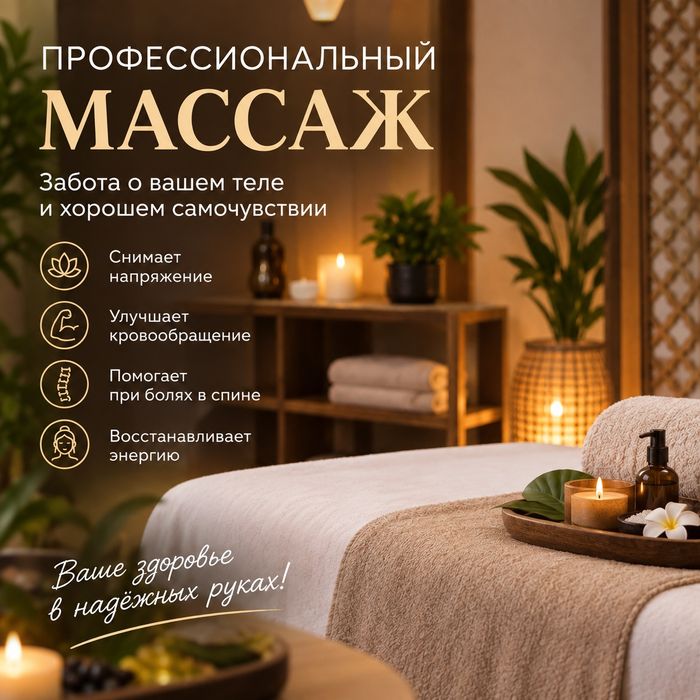Лечебный массаж Актау