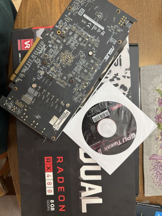 Видео Карта AMD Radeon RX480 ASUS 8гб